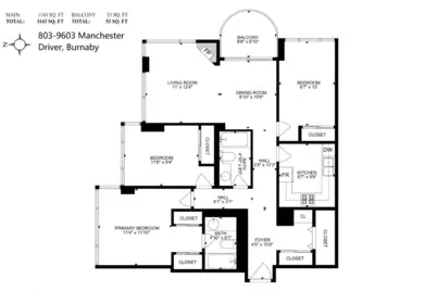 803 9603 Manchester Drive, Burnaby, BC, Burnaby — Apartment/Condo for sale