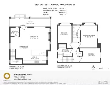 Hallway Photo of 1234 E 19th Avenue, Vancouver, BC
