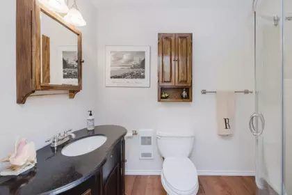 Aerial View of 5872 Deerhorn Drive, Sechelt, BC