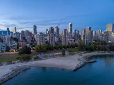 Aerial View of 300 1410 Bute Street, Vancouver, BC