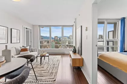 Family Room Photo of 2607 928 Beatty Street, Vancouver, BC