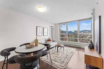 Living Room Photo of 2607 928 Beatty Street, Vancouver, BC