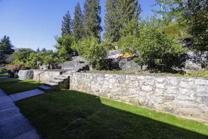 Aerial View of 557 Tempe Crescent, North Vancouver, BC