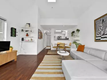 Living Room Photo of 417 3480 Main Street, Vancouver, BC