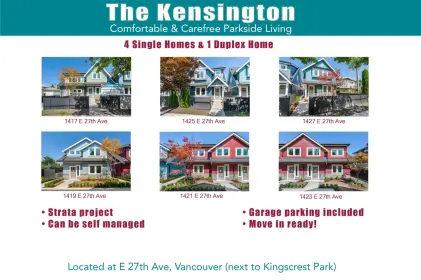 1417 E 27th Avenue, Vancouver, BC, Vancouver — Single Family Residence for sale