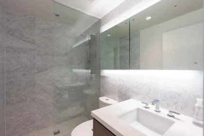 Powder Room Photo of 1901 8833 Hazelbridge Way, Richmond, BC