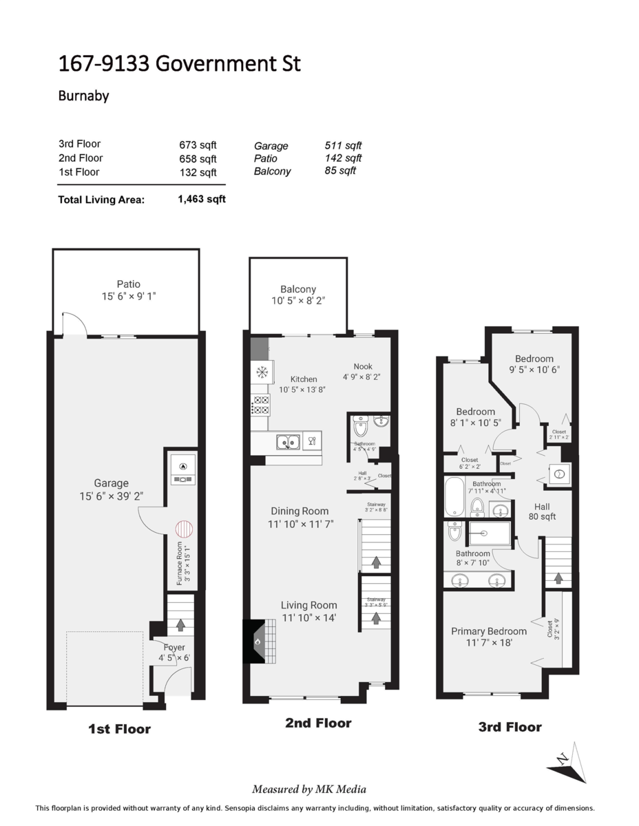 Backyard Photo of 167 9133 Government Street, Burnaby, BC