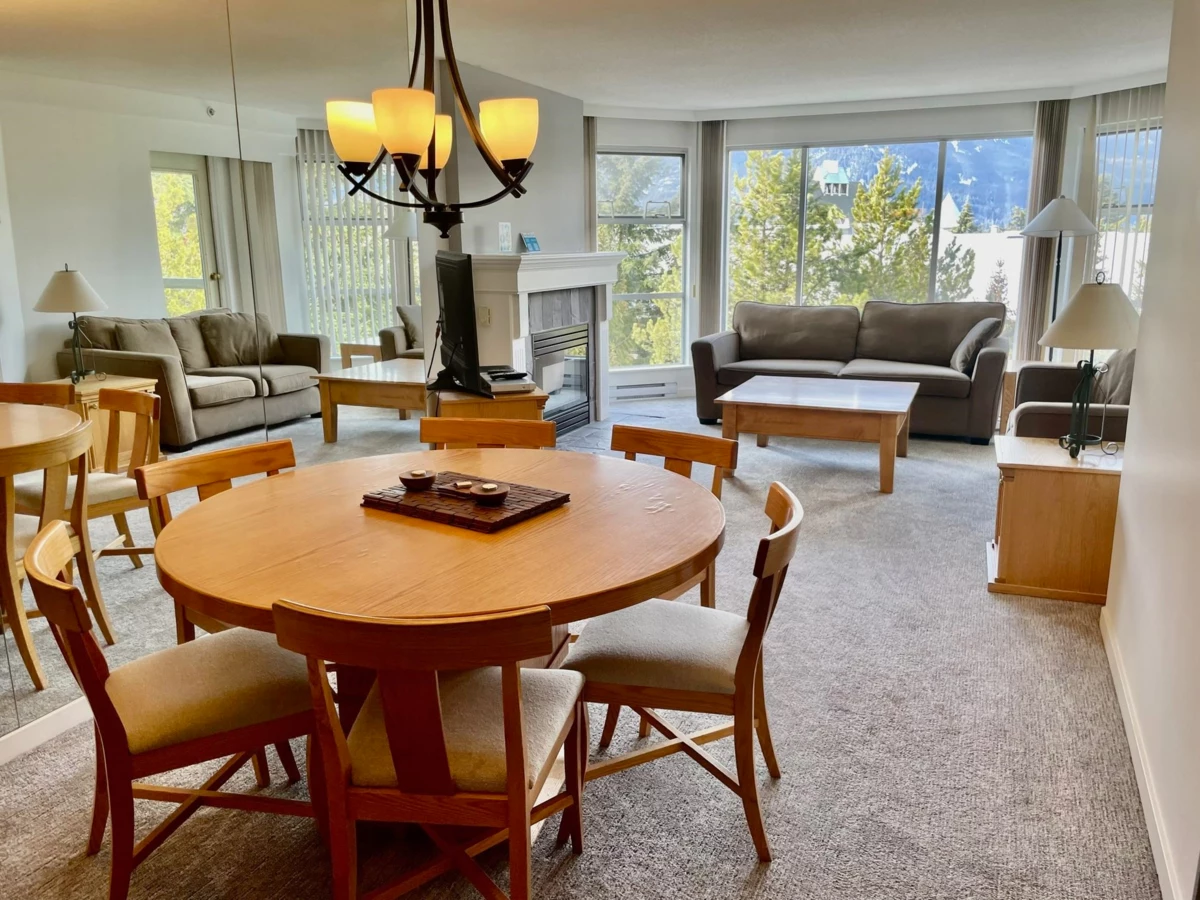 Living Room Photo of 305 4910 Spearhead Place, Whistler, BC