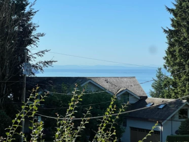 Aerial View of 3791 Southridge Avenue, West Vancouver, BC