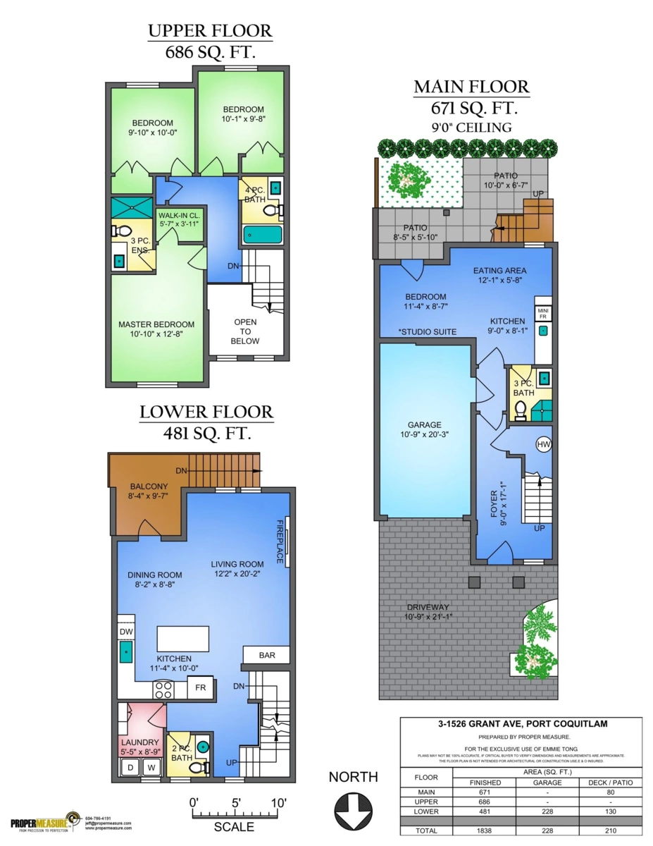 Front Yard Photo of 3 1526 Grant Avenue, Port Coquitlam, BC