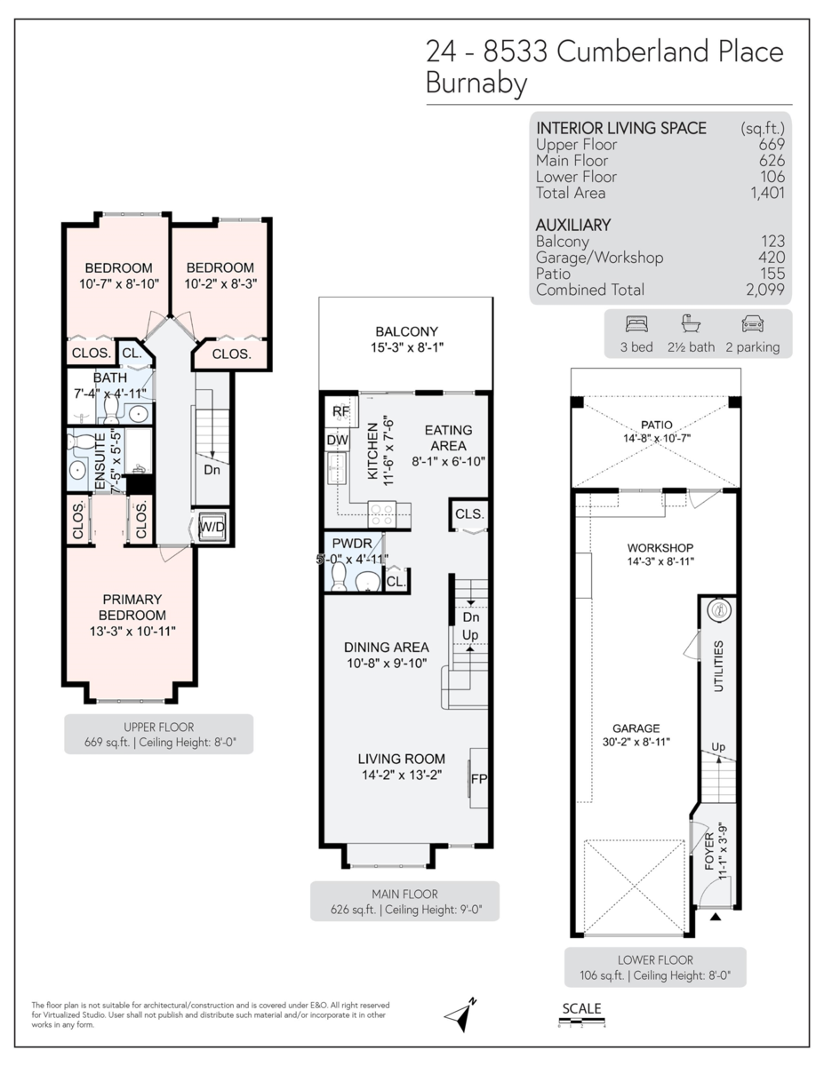 Hot Tub / Spa Photo of 24 8533 Cumberland Place, Burnaby, BC