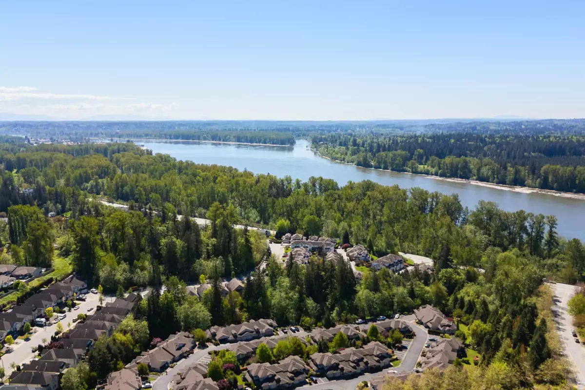 Aerial View of 115 11641 227 Street, Maple Ridge, BC
