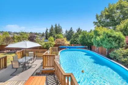 Aerial View of 7588 150a Street, Surrey, BC