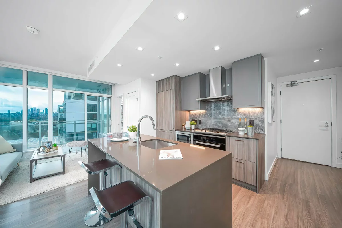 Exterior Rear Photo of 1701 2288 Alpha Avenue, Burnaby, BC