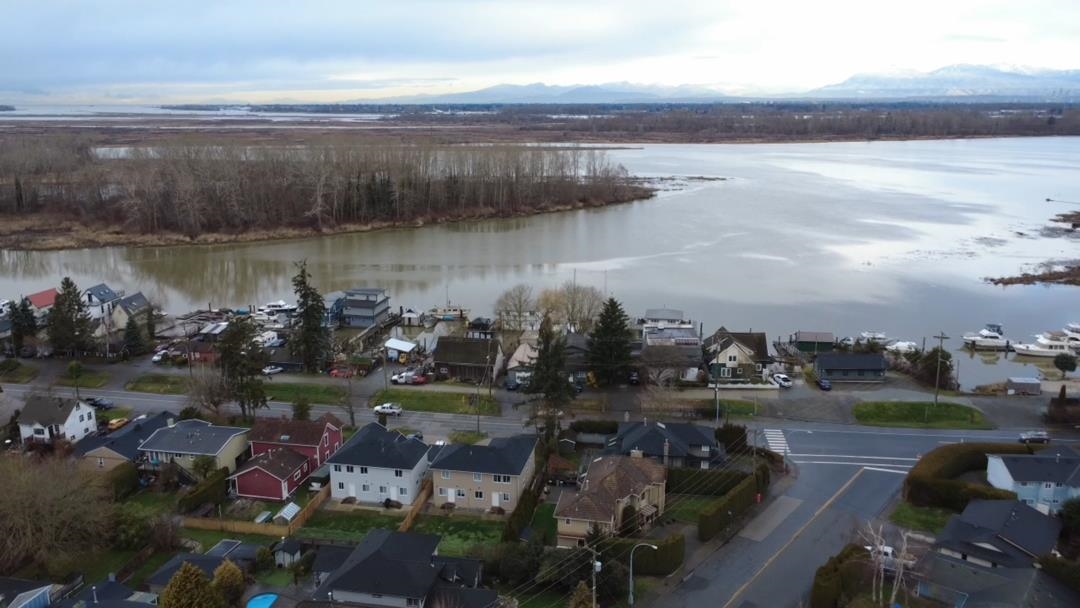 Aerial View of 4645 46a Street, Delta, BC