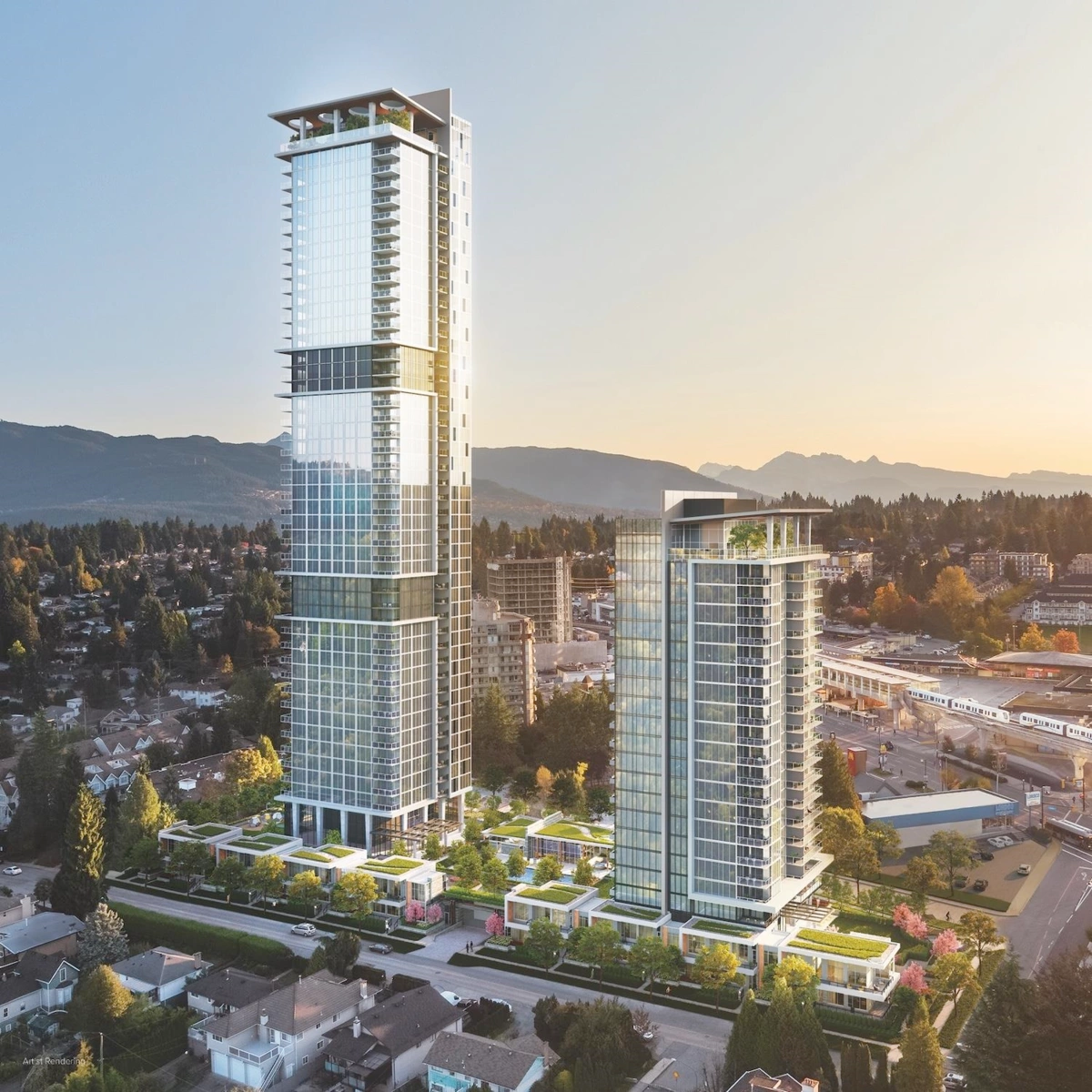 Exterior Rear Photo of 717 North Road, Coquitlam, BC