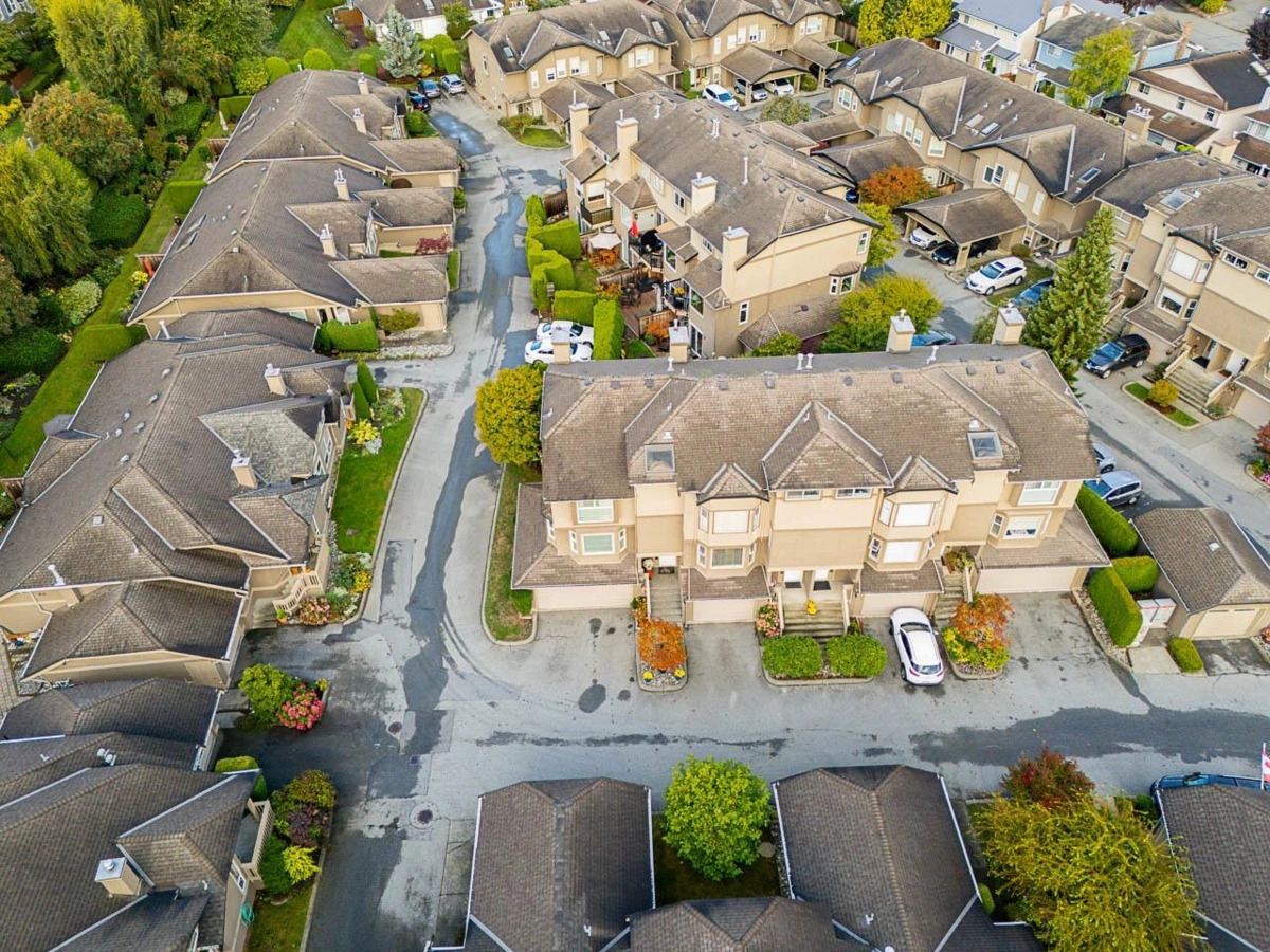 Aerial View of 39 12880 Railway Avenue, Richmond, BC
