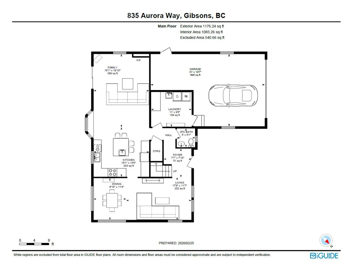 Backyard Photo of 835 Aurora Way, Gibsons, BC
