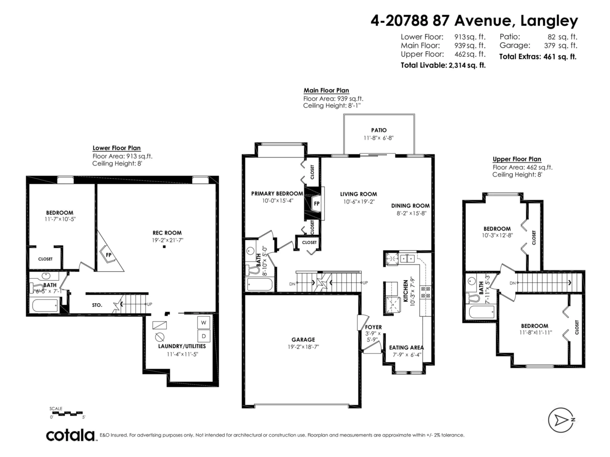Primary Bathroom Photo of 4 20788 87 Avenue, Langley, BC