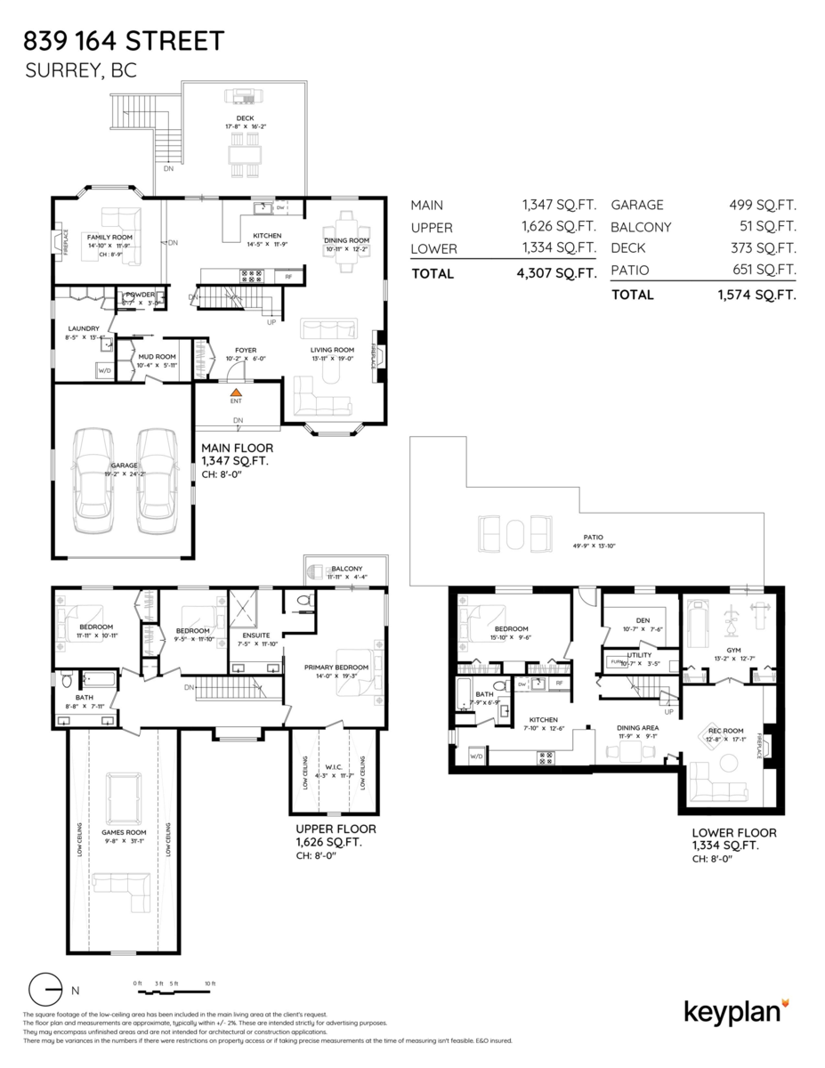Playground / Recreational Area Near 839 164 Street, Surrey, BC