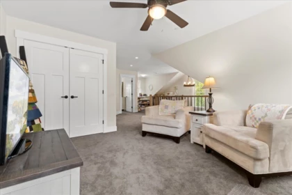 Basement Recreation Room Photo of 43414 Creekside Circle, Lindell Beach, BC