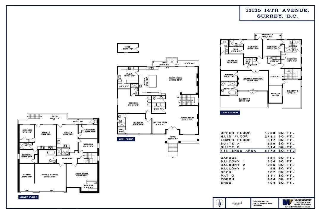 Exterior Rear Photo of 13125 14 Avenue, Surrey, BC