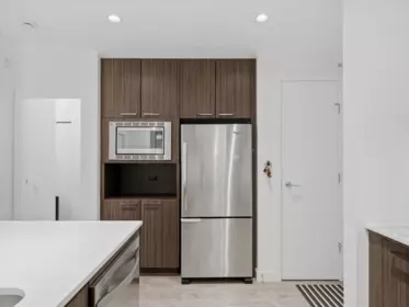 Kitchen Island Photo of 205 553 Foster Avenue, Coquitlam, BC