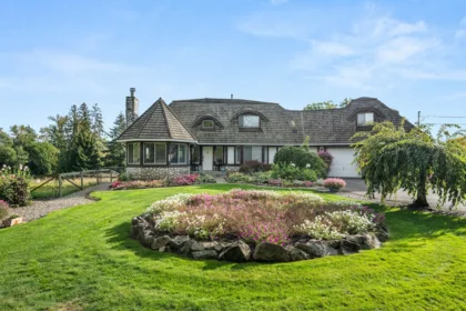 Aerial View of 23256 24 Avenue, Langley, BC