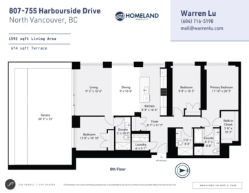 Playground / Recreational Area Near 807 755 Harbourside Drive, North Vancouver, BC