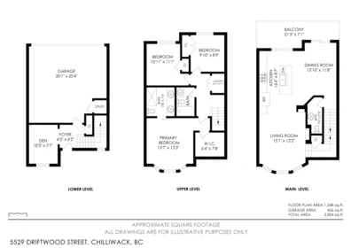 Aerial View of 5529 Driftwood Street, Chilliwack, BC
