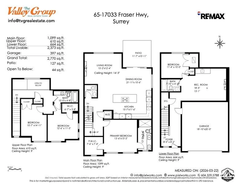 Exterior Rear Photo of 65 17033 Fraser Highway, Surrey, BC