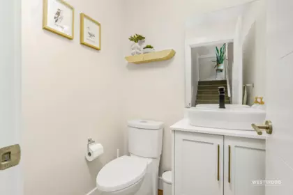 Powder Room Photo of 14 70 Seaview Drive, Port Moody, BC
