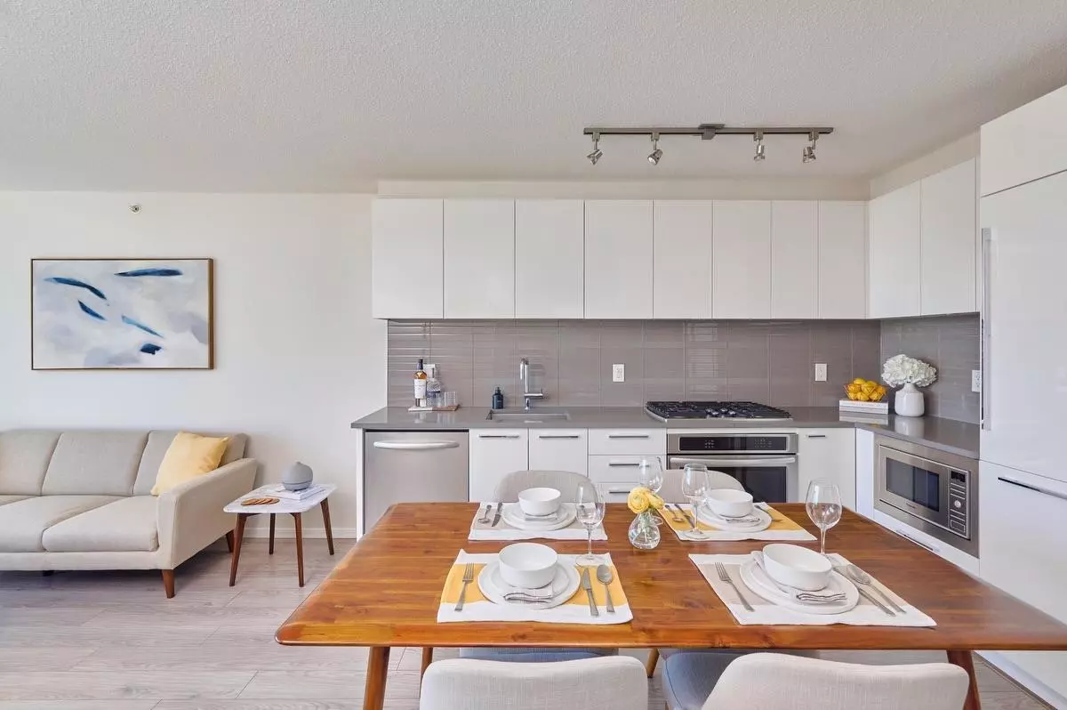 Living Room Photo of 3503 6658 Dow Avenue, Burnaby, BC