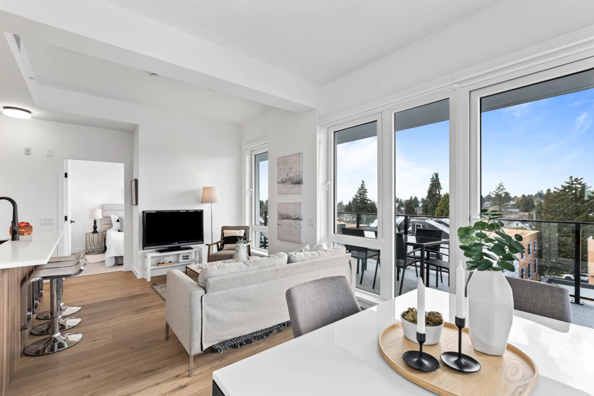 Family Room Photo of 603 6859 Cambie Street, Vancouver, BC
