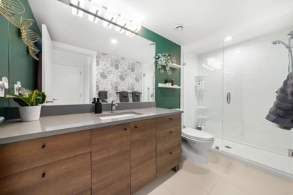 Powder Room Photo of 307 1519 Crown Street, North Vancouver, BC