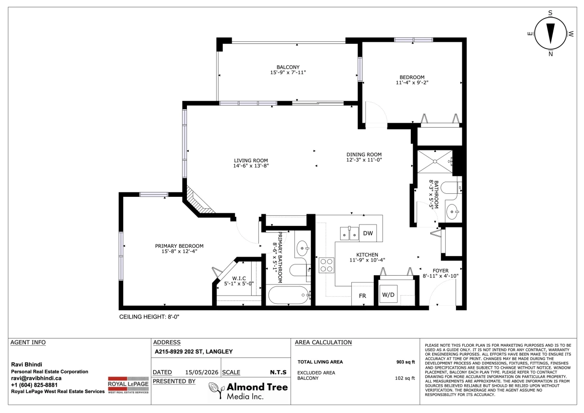 Living Room Photo of A215 8929 202 Street, Langley, BC