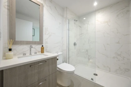 Guest Bathroom Photo of 108 733 E 3rd Street, North Vancouver, BC