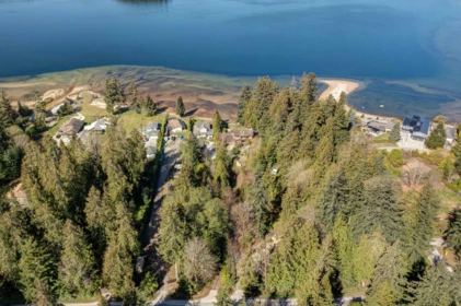 Aerial View of 6283 Sechelt Inlet Road, Sechelt, BC