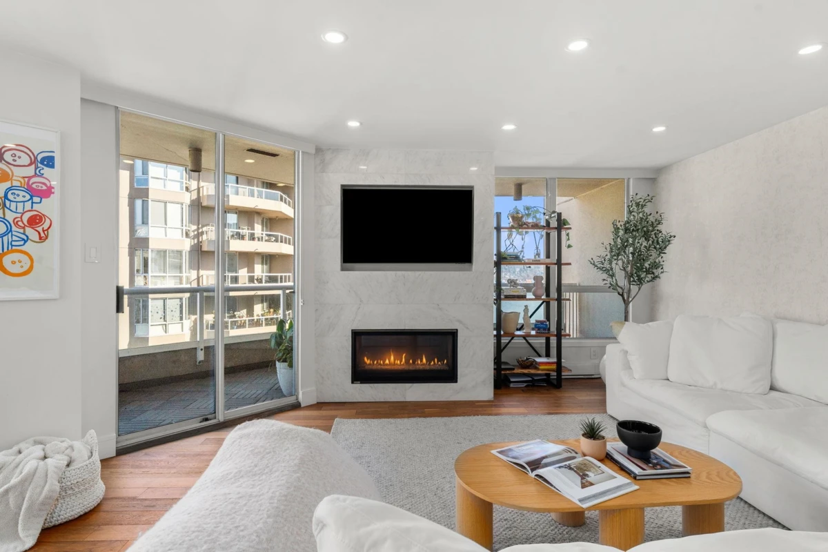 Living Room Photo of 1704 1245 Quayside Drive, New Westminster, BC