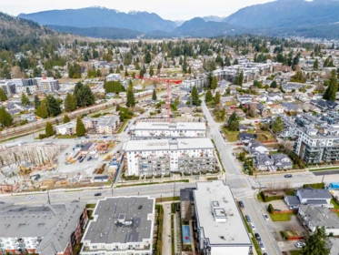Aerial View of 304 645 Como Lake Avenue, Coquitlam, BC