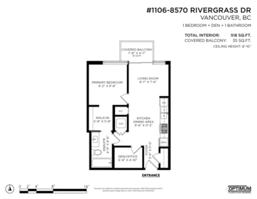 Outdoor Patio Photo of 1106 8570 Rivergrass Drive, Vancouver, BC