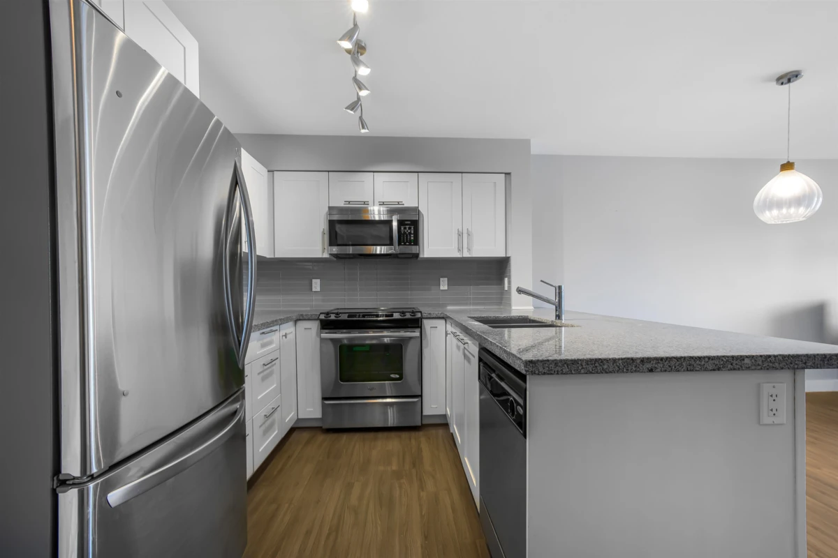 Living Room Photo of 418 12075 Edge Street, Maple Ridge, BC