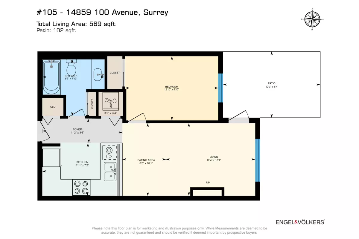 Exterior Rear Photo of 105 14859 100 Avenue, Surrey, BC