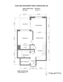 Staircase Photo of 3104 5665 Boundary Road, Vancouver, BC