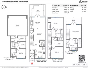 Basement Recreation Room Photo of 5467 Dunbar Street, Vancouver, BC