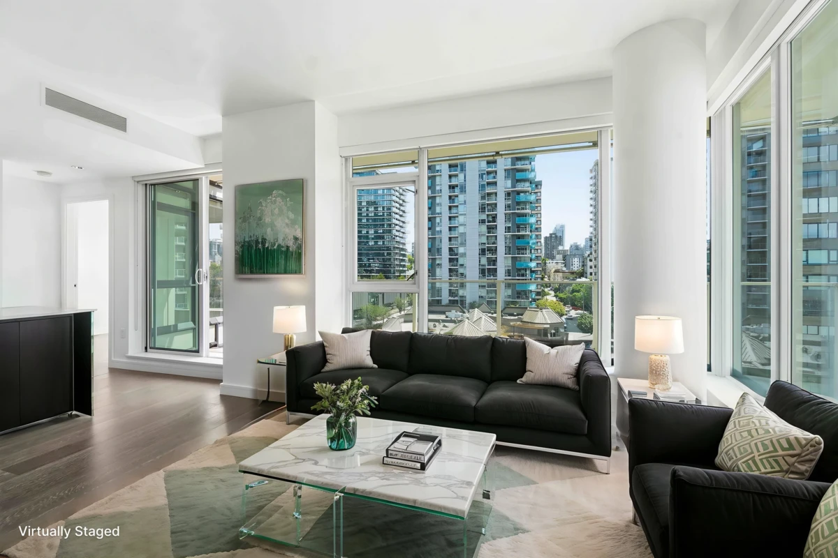 Family Room Photo of 805 1221 Bidwell Street, Vancouver, BC