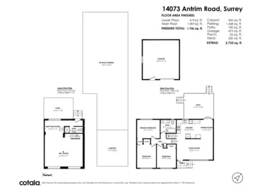 Garage Interior Photo of 14073 Antrim Road, Surrey, BC