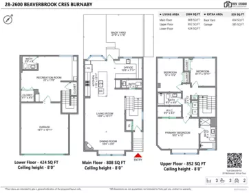 Playground / Recreational Area Near 28 2600 Beaverbrook Crescent, Burnaby, BC