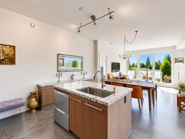 Kitchen Island Photo of 201 650 Evergreen Place, North Vancouver, BC