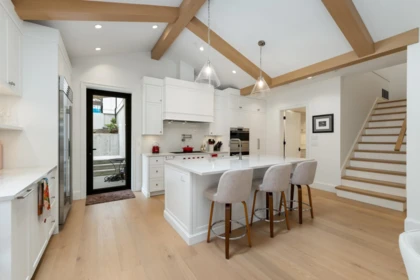 Aerial View of 4597 Woodgreen Drive, West Vancouver, BC